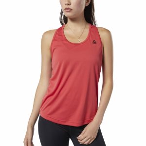 Reebok Performance Mesh Muskelshirt Damen - Rot - DE 348-SBU